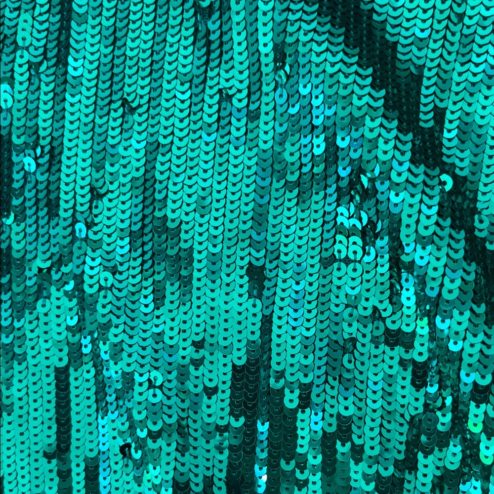 Bebe Teal Green Sequin Mini Dress - Picture 5 of 5